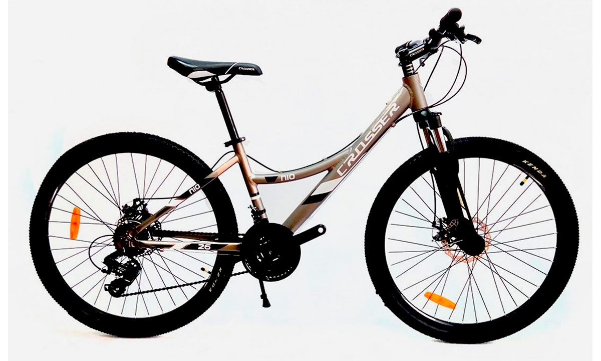 Фотография Велосипед Crosser Nio Stels 26" 2021, размер XS, серый